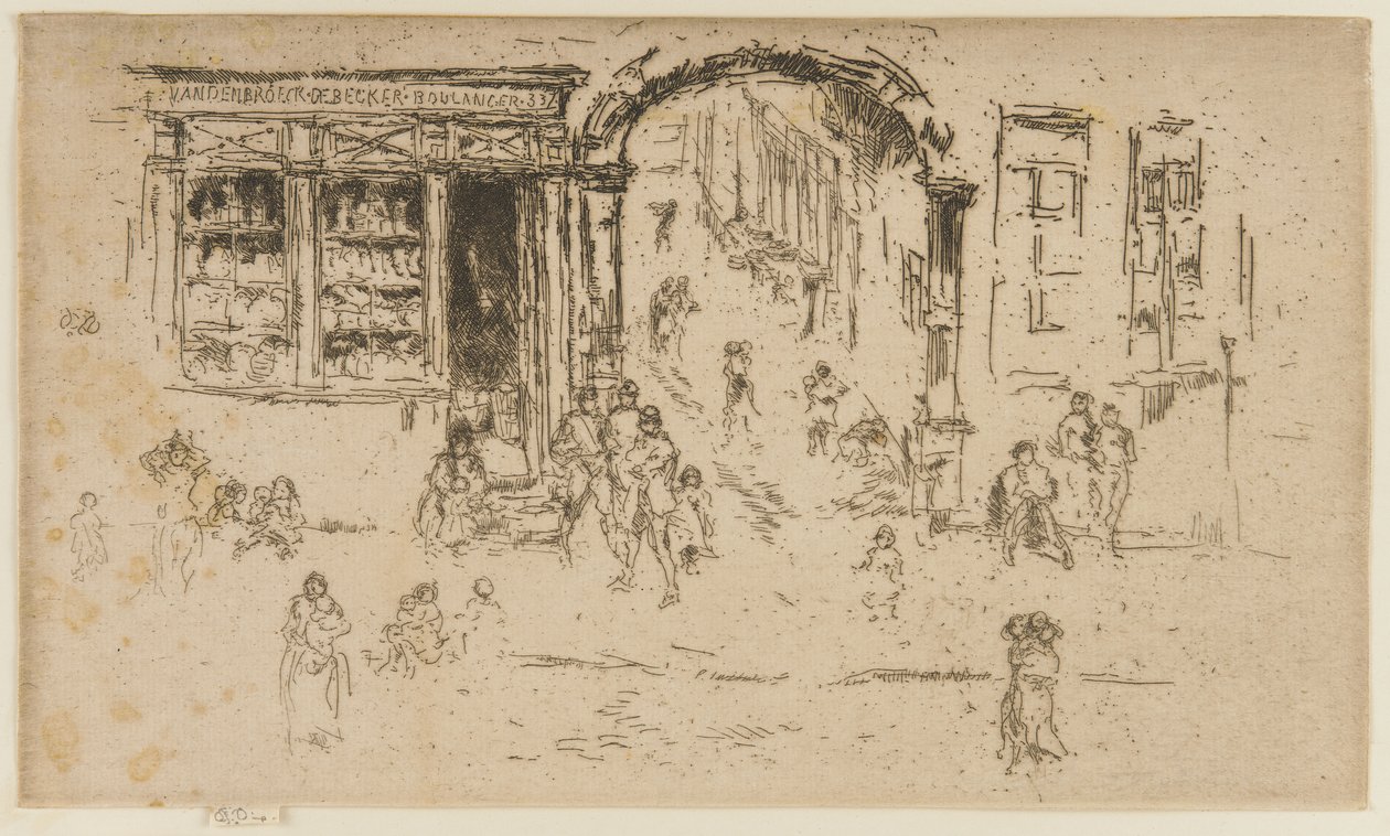 Archway, Bruksela autorstwa James Abbott McNeill Whistler