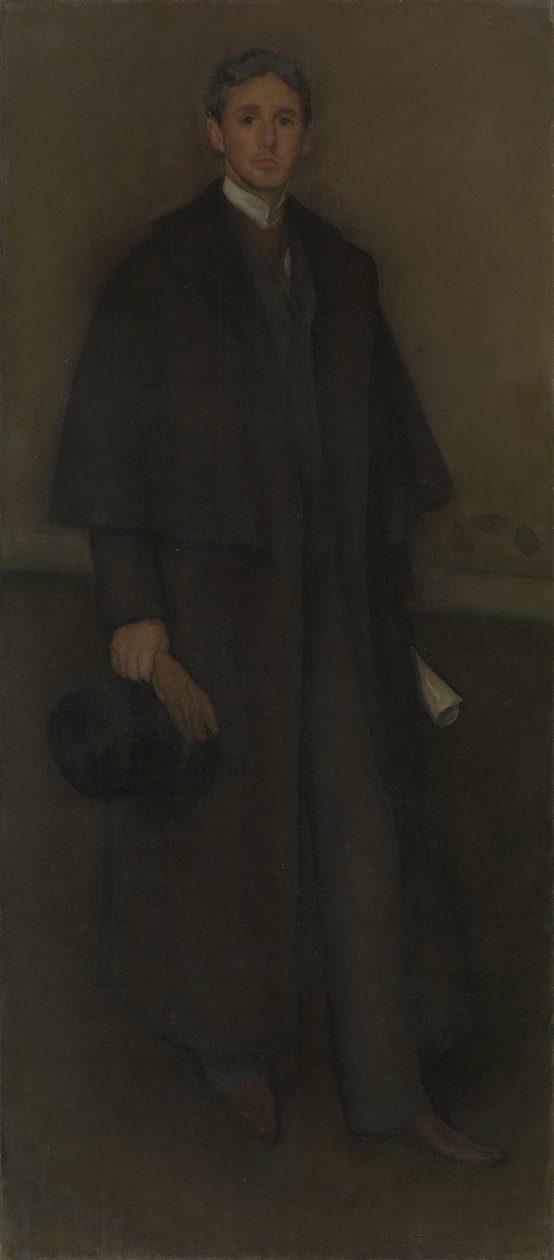 Aranżacja w kolorze ciała i brązie: Portret Arthura Jerome