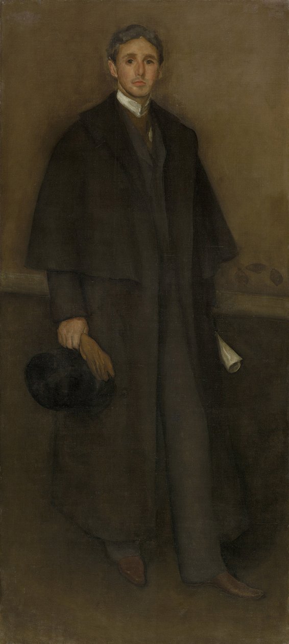 Aranżacja w kolorze ciała i brązie: Portret Arthura Jerome