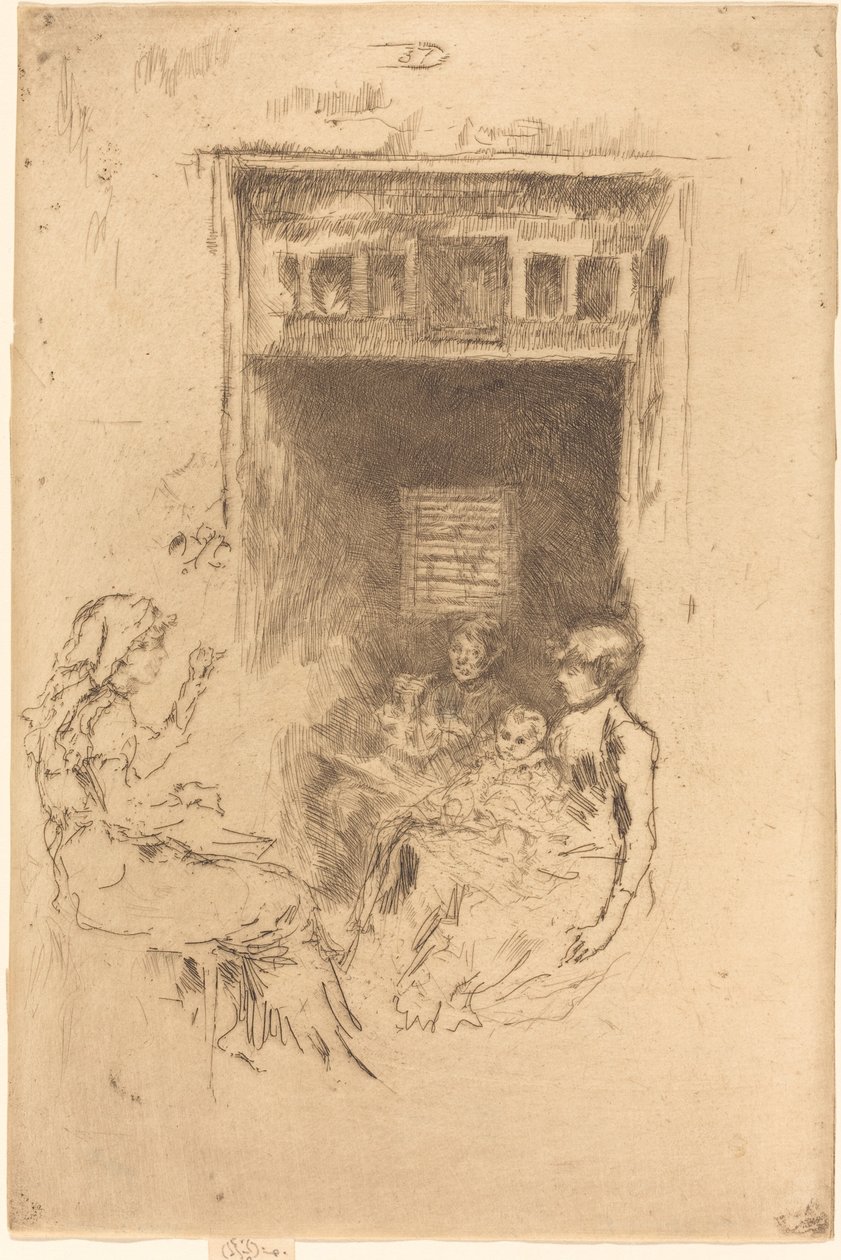 Koraliki-Stringers, 18791880. autorstwa James Abbott McNeill Whistler