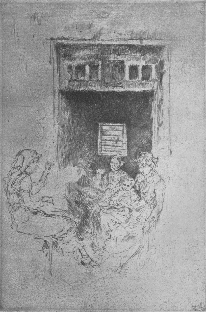 Podłużnice koralikowe, ok. 1880, 1904 r autorstwa James Abbott McNeill Whistler