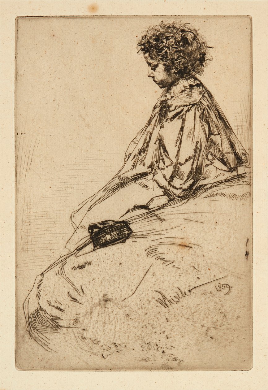 Bibi Lalouette (akwaforta) autorstwa James Abbott McNeill Whistler