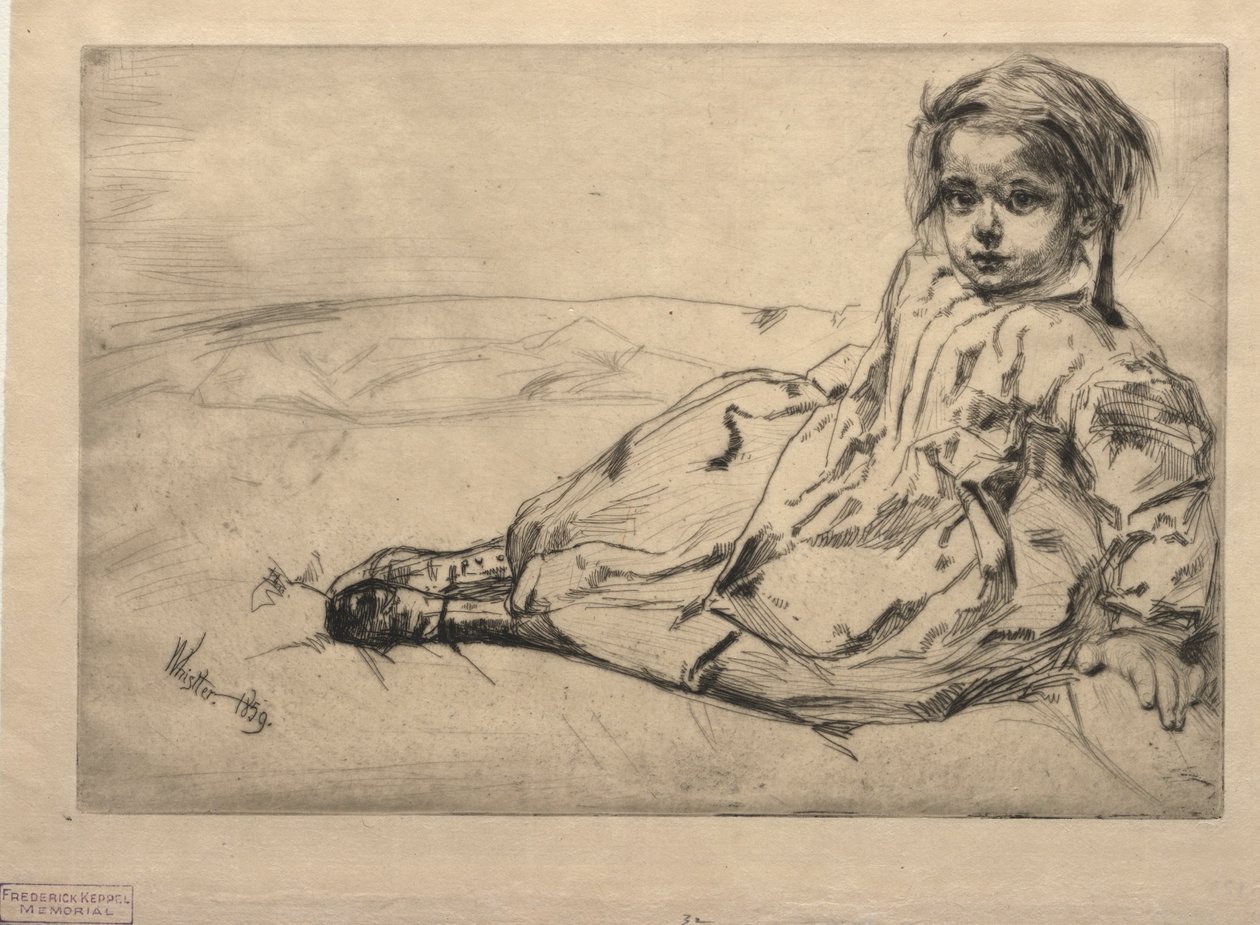 Bibi Valentin. autorstwa James Abbott McNeill Whistler