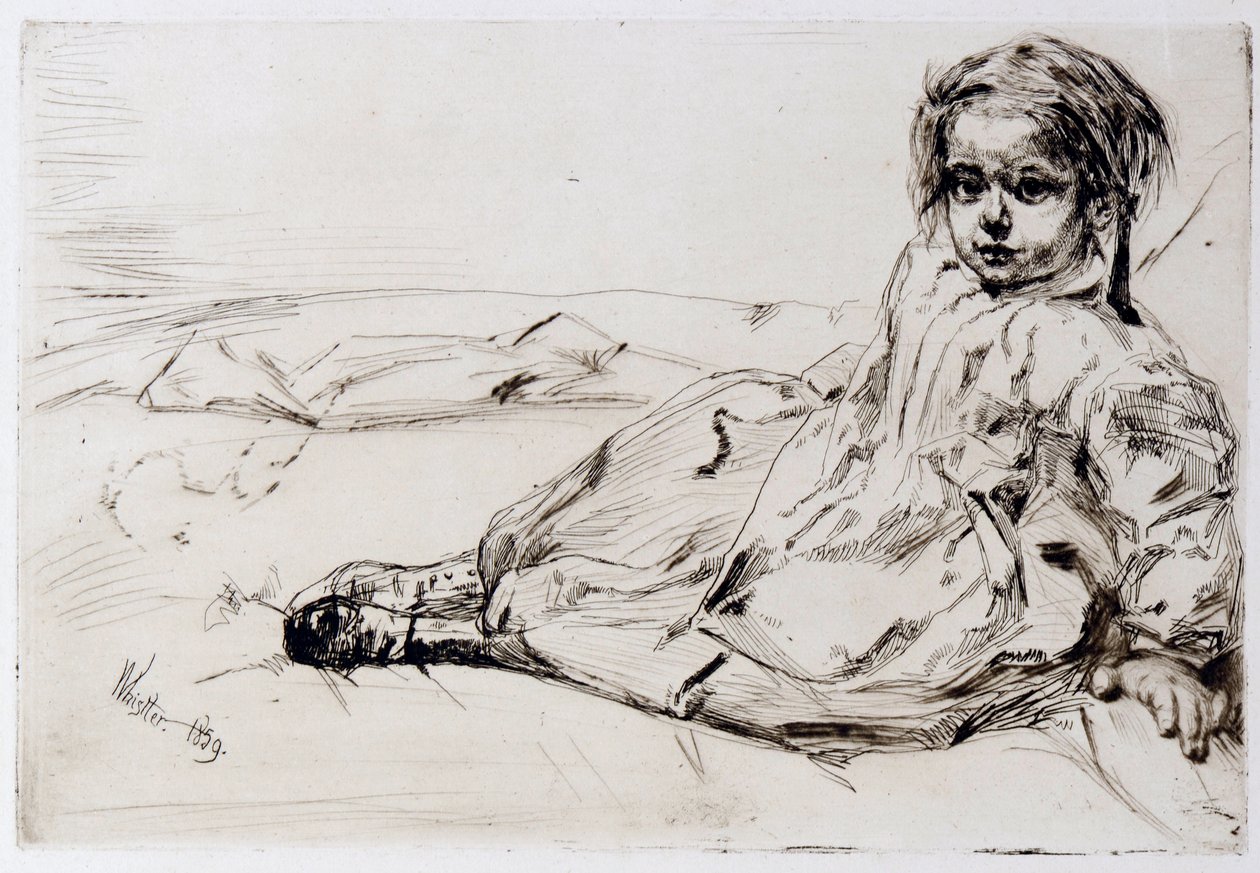 Bibi Valentin autorstwa James Abbott McNeill Whistler