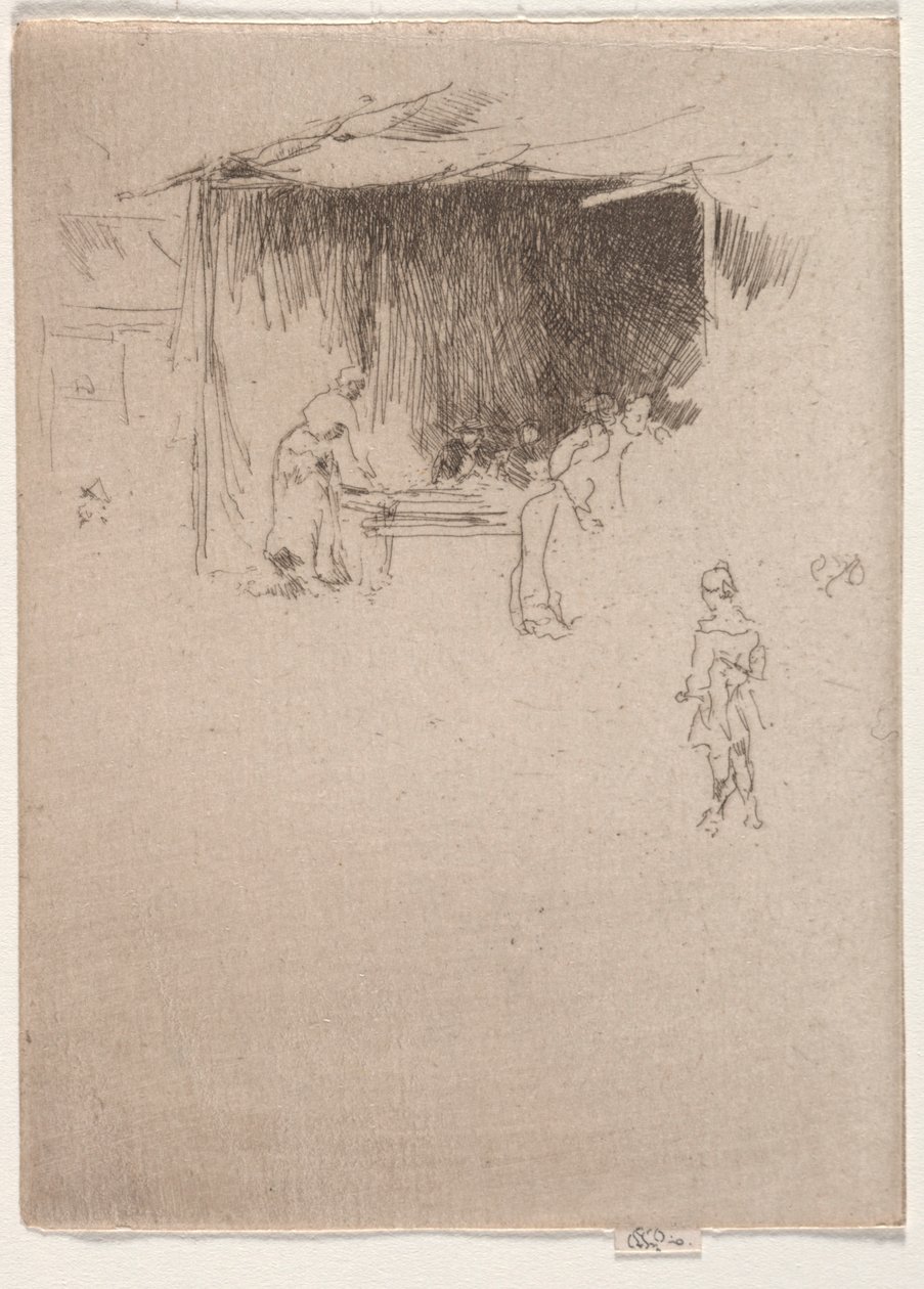 Stoisko na targach. autorstwa James Abbott McNeill Whistler