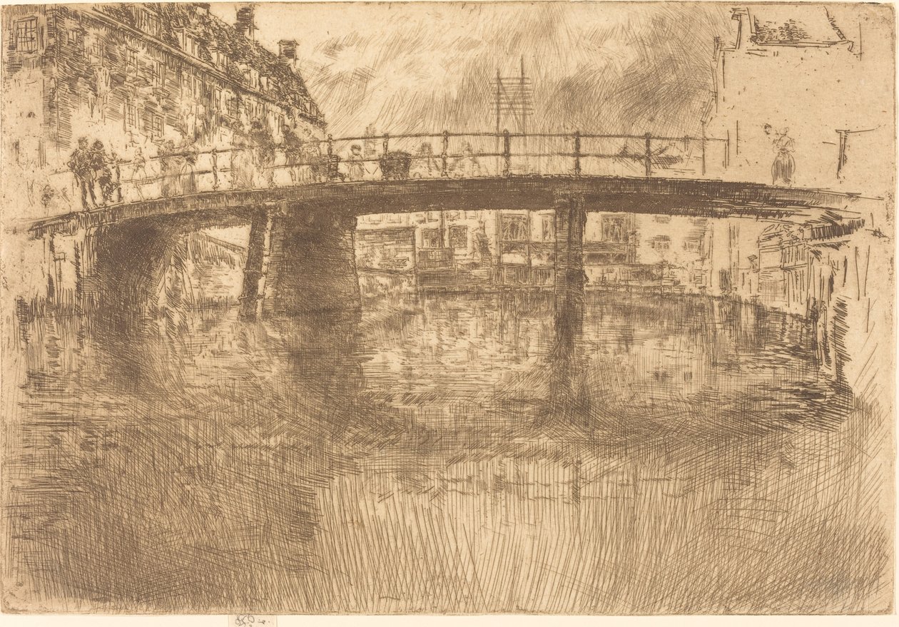Most, Amsterdam, 1889. autorstwa James Abbott McNeill Whistler