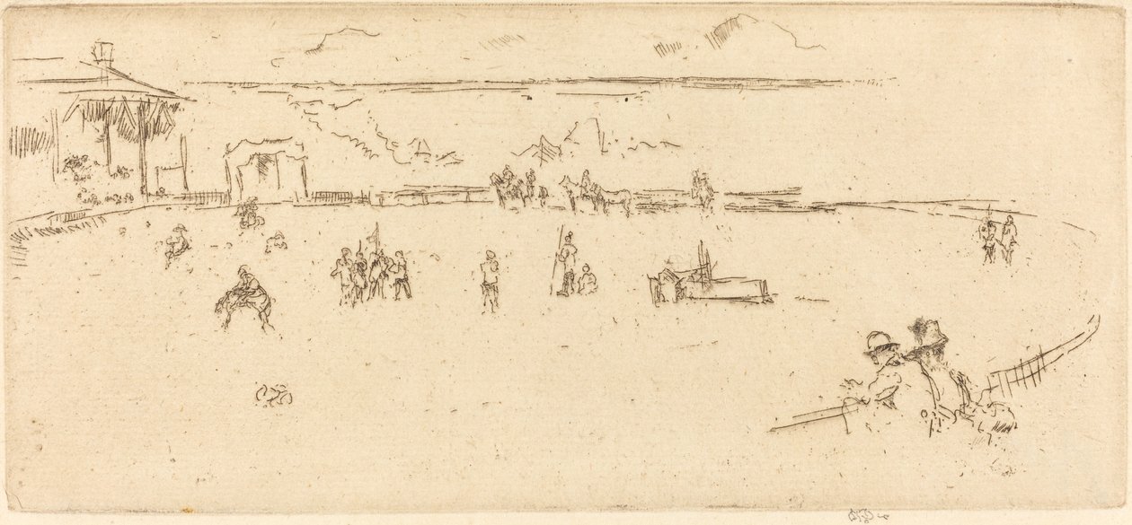 Brykający koń. autorstwa James Abbott McNeill Whistler