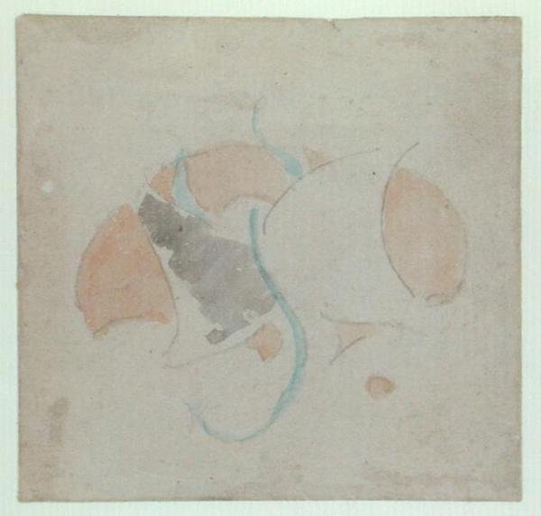 Motyw motyla (ołówek i akwarela na papierze) autorstwa James Abbott McNeill Whistler