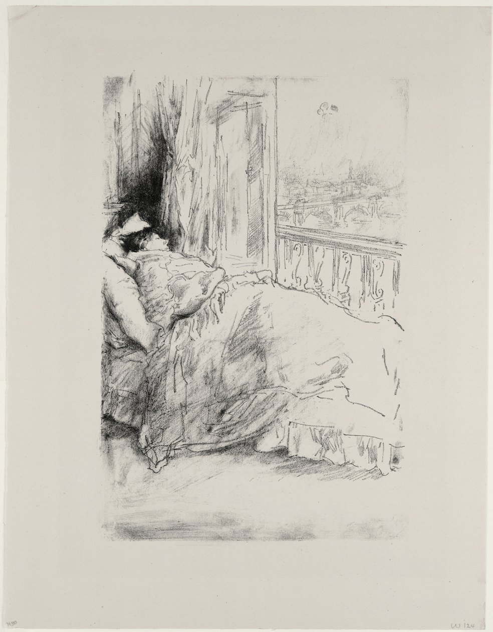 Przy balkonie, 1896 autorstwa James Abbott McNeill Whistler