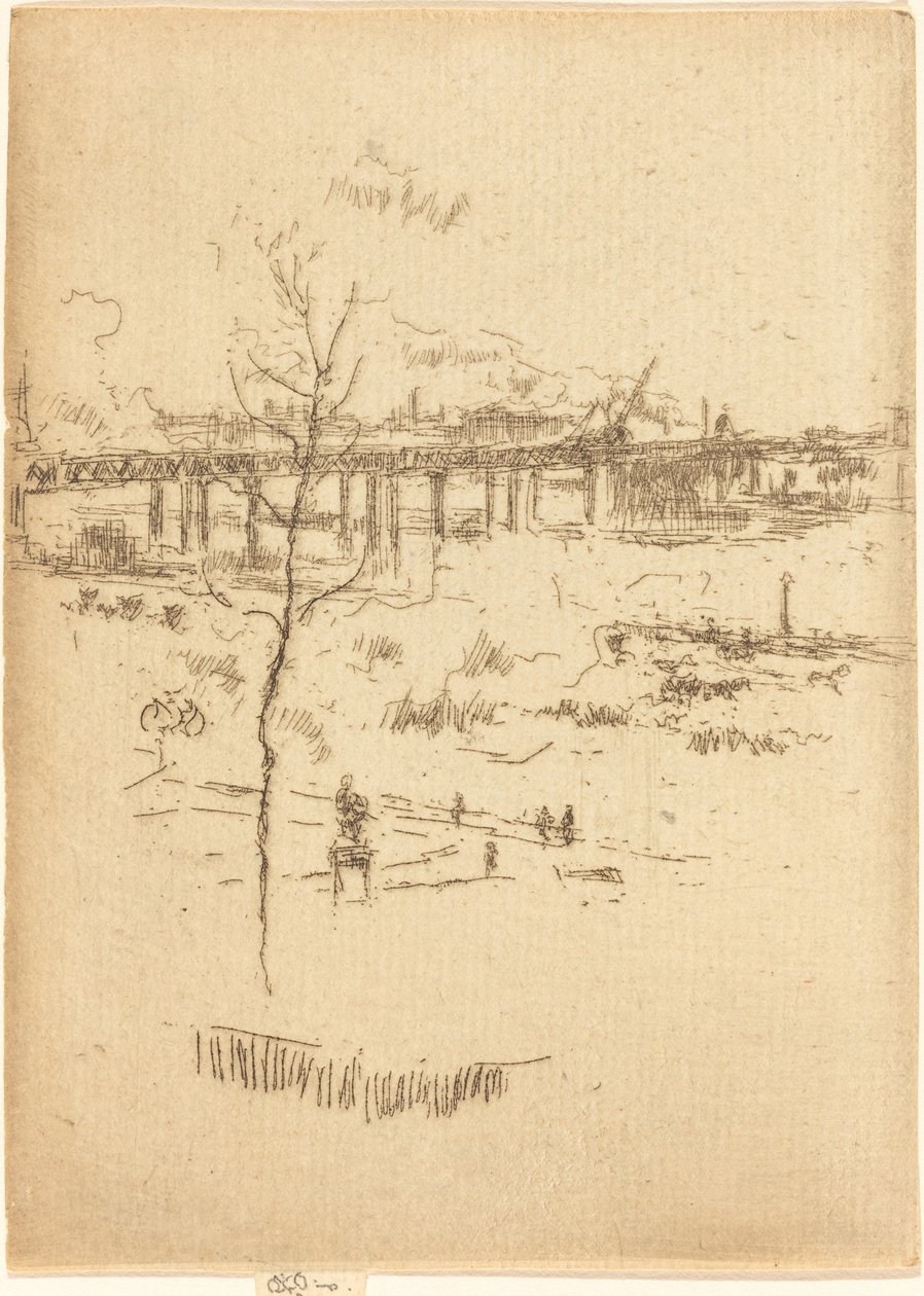 Charing Cross Railway-Bridge, ok. godz. 1887. autorstwa James Abbott McNeill Whistler