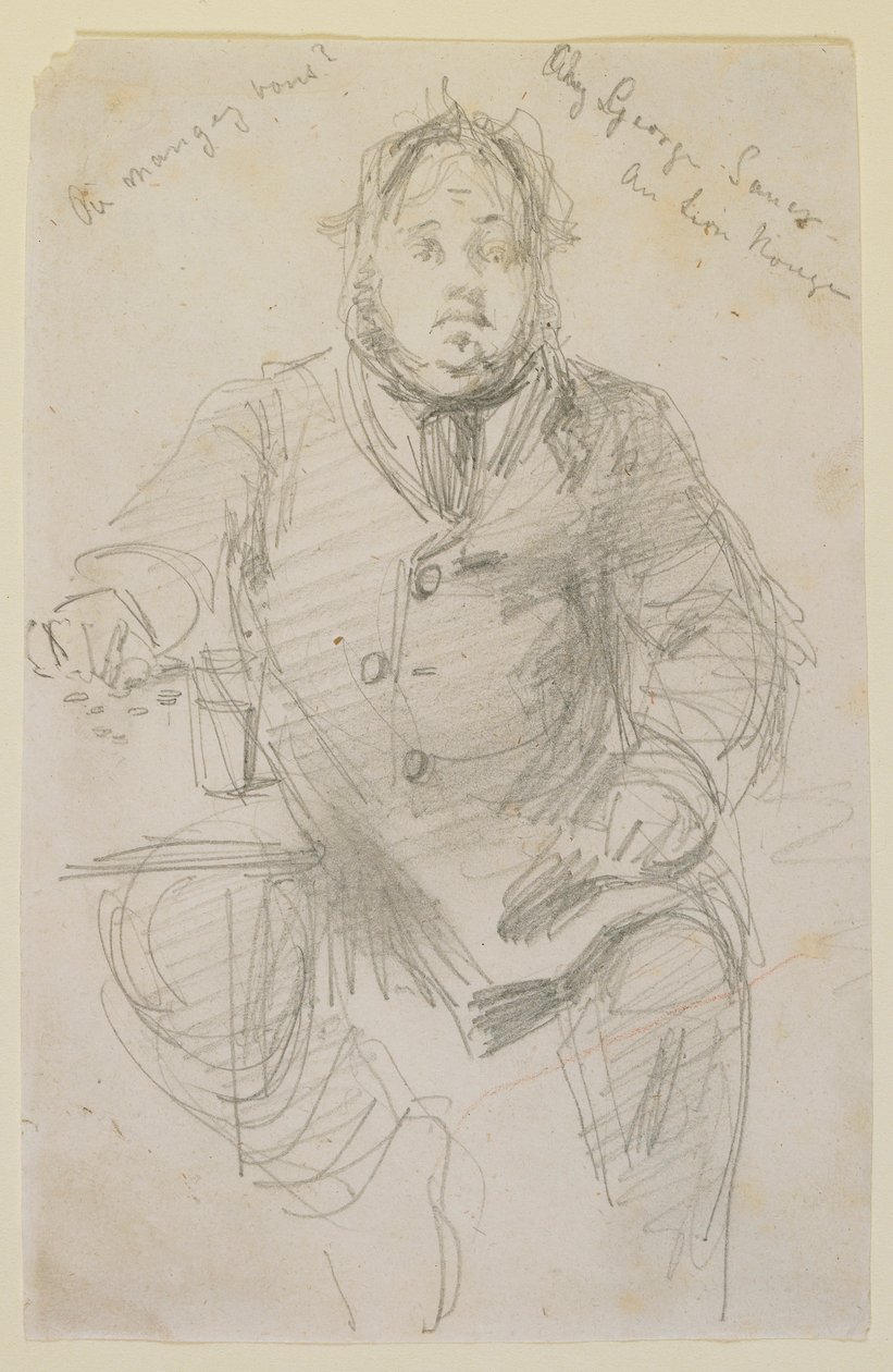 Chez George Sauer w Lion Rouge, 1858. autorstwa James Abbott McNeill Whistler