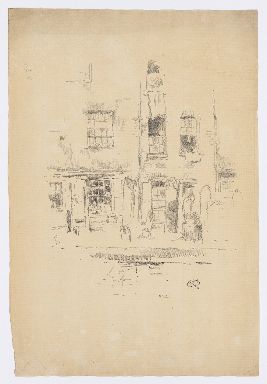 Dziedziniec autorstwa James Abbott McNeill Whistler