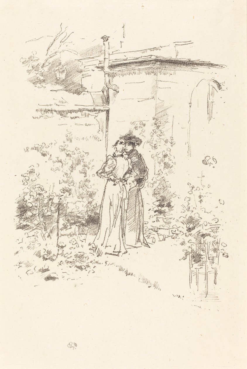 Zaufania w ogrodzie, 1894. autorstwa James Abbott McNeill Whistler