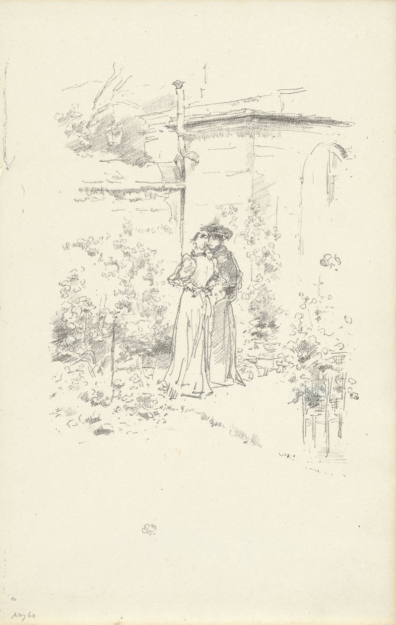 Zaufanie w ogrodzie autorstwa James Abbott McNeill Whistler