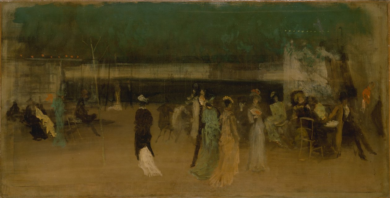 Ogrody Cremorne, nr 2, ok. 1870-80 autorstwa James Abbott McNeill Whistler