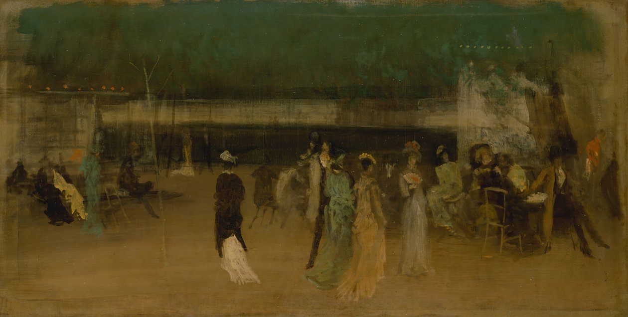 Ogrody Cremorne, nr 2, ca. 1870-80. autorstwa James Abbott McNeill Whistler