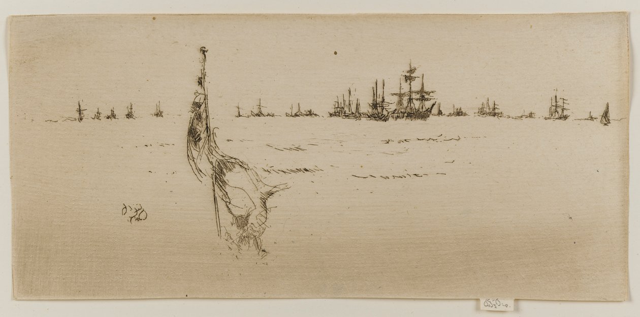 Zanurzanie flagi, 1887. autorstwa James Abbott McNeill Whistler