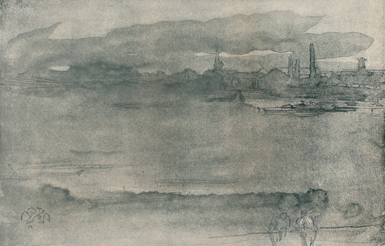 Wczesny poranek, 1878, 1904 autorstwa James Abbott McNeill Whistler