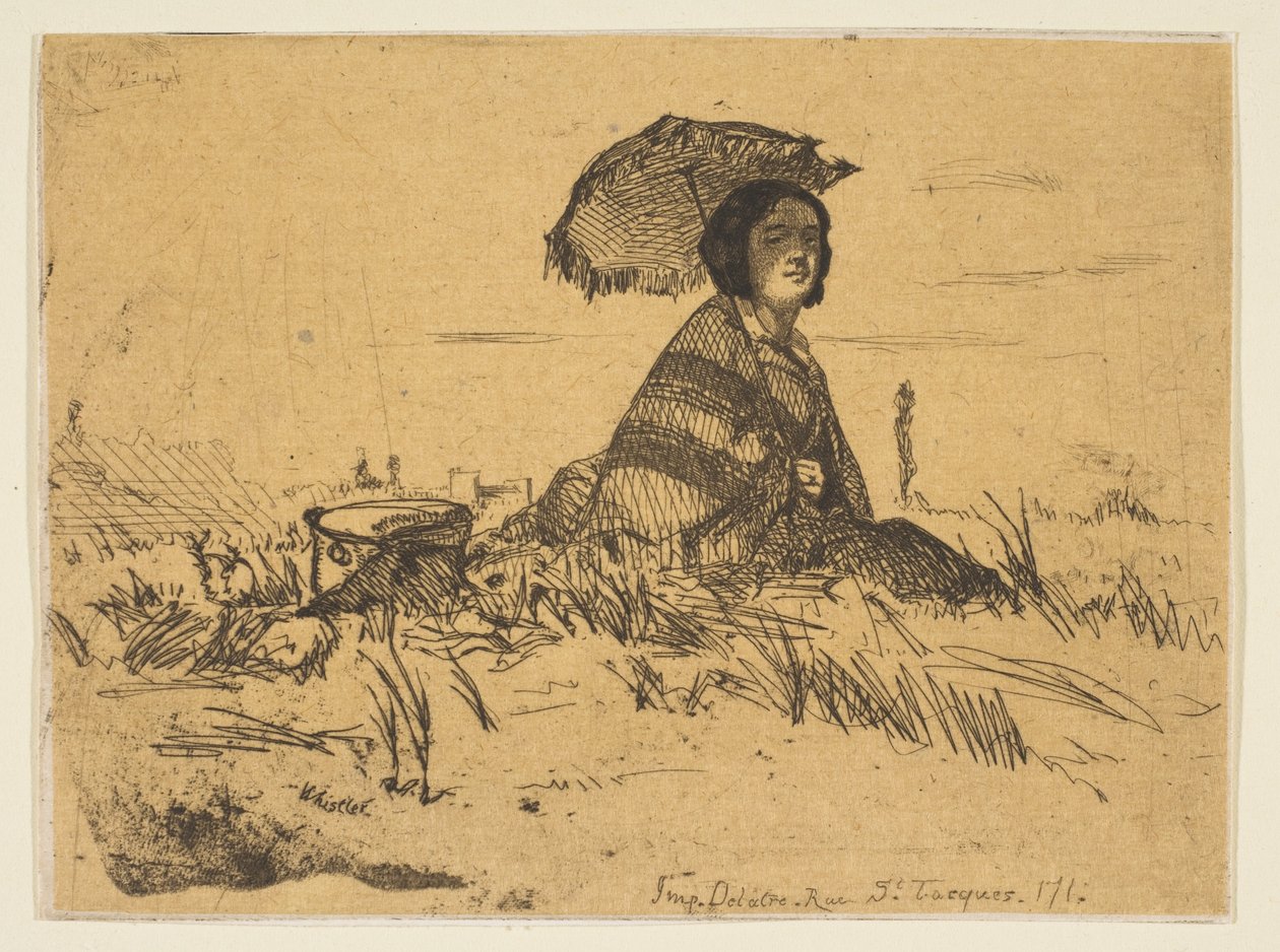 W pełnym słońcu, 1858. autorstwa James Abbott McNeill Whistler