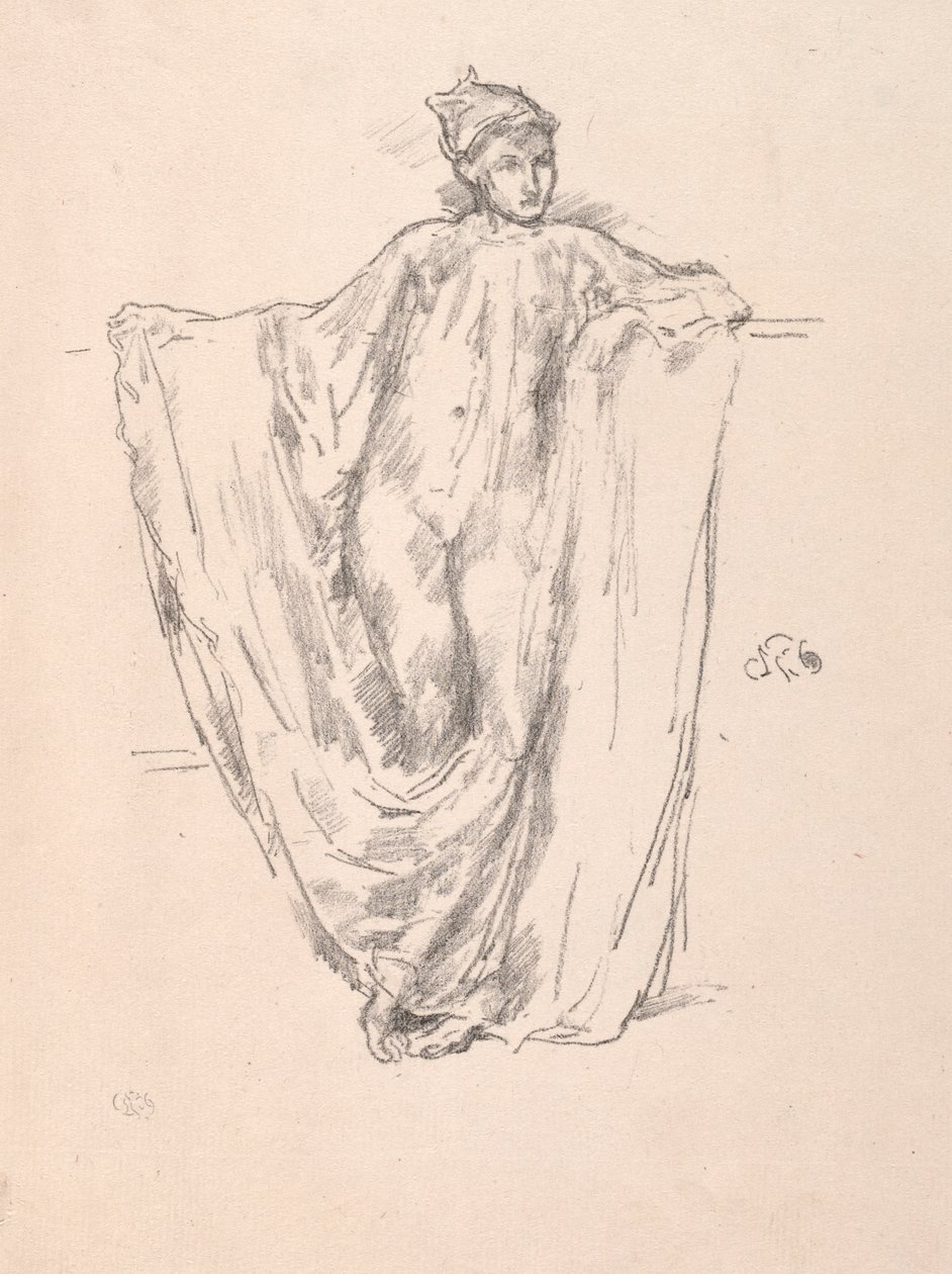 Studium postaci. autorstwa James Abbott McNeill Whistler