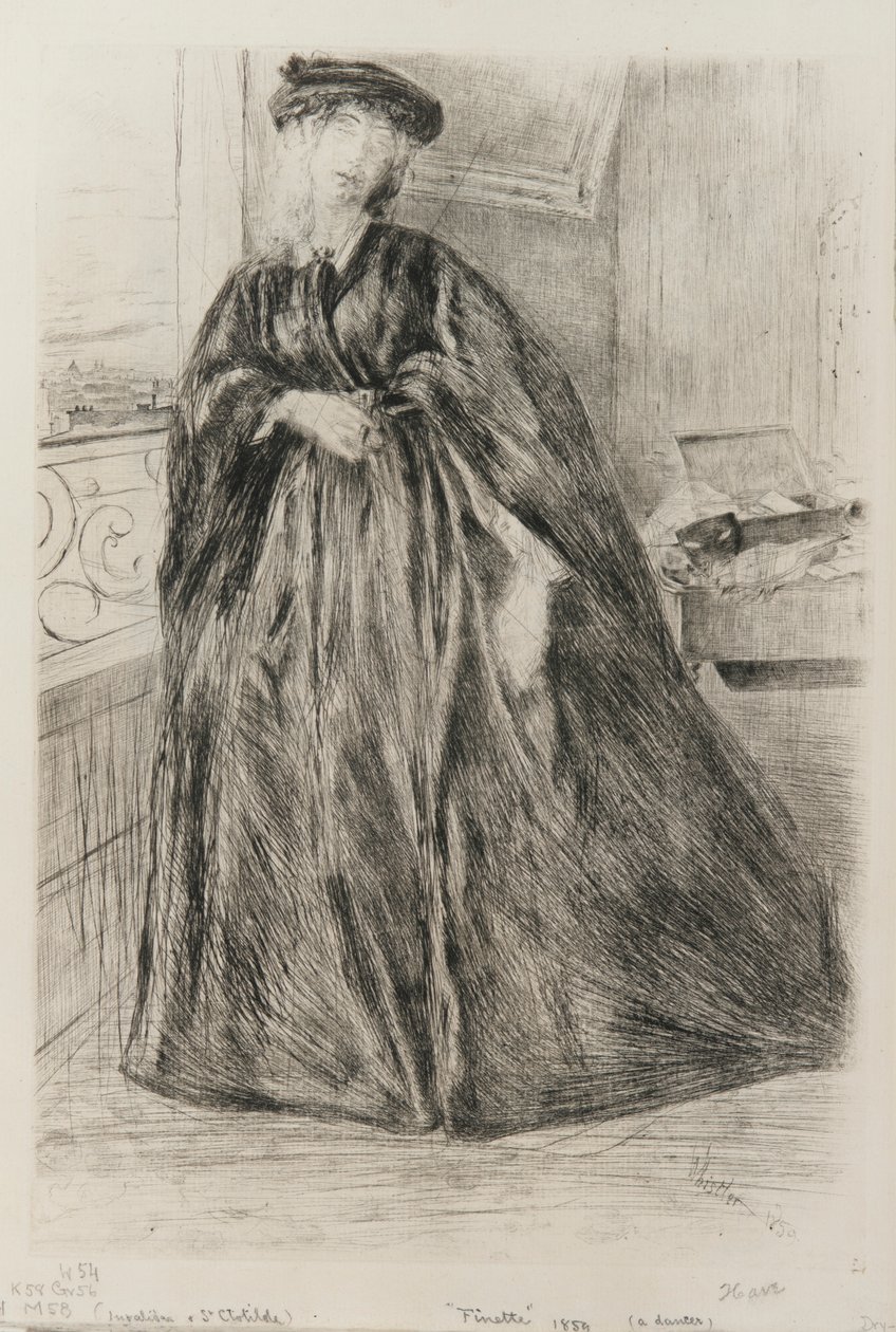 Fineta, 1859. autorstwa James Abbott McNeill Whistler