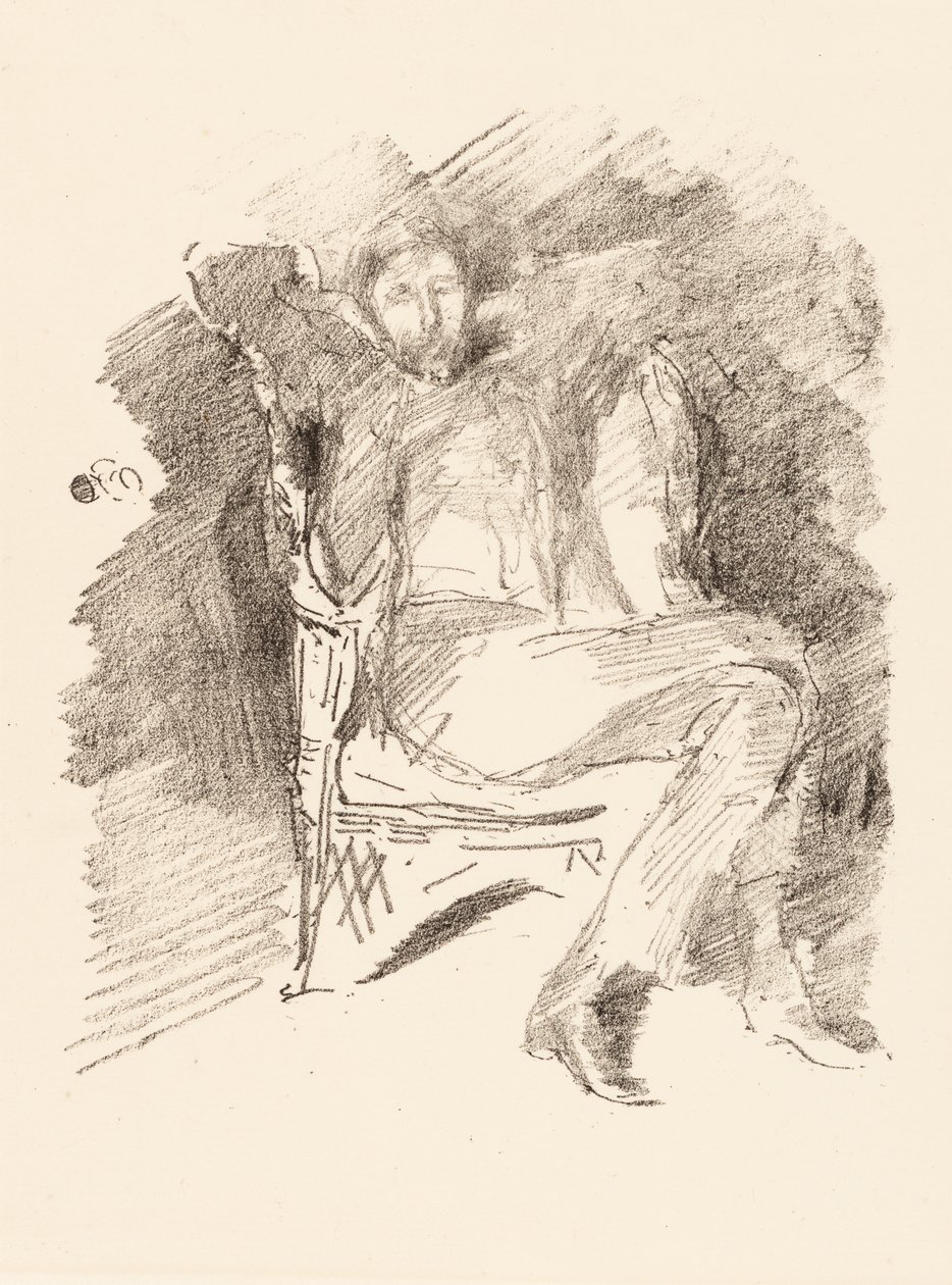 Światło ognia: Joseph Pennell nr 1 autorstwa James Abbott McNeill Whistler