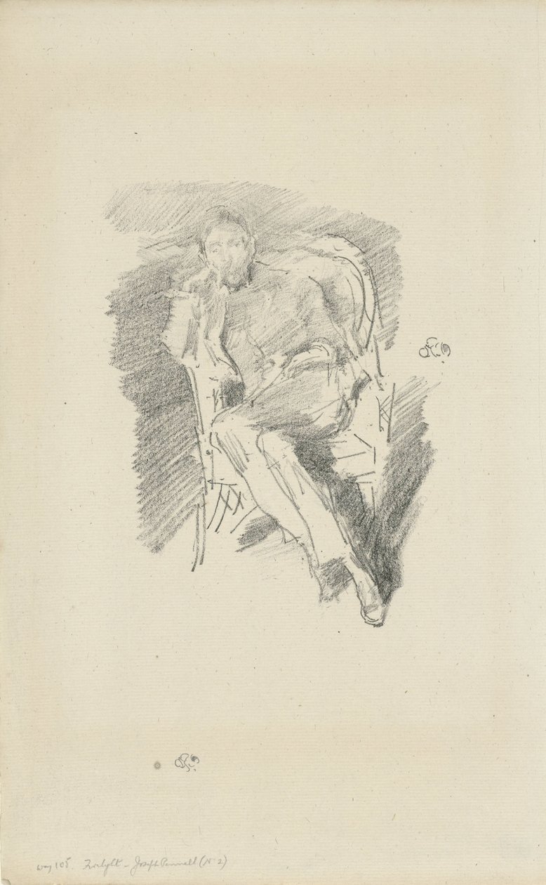 Światło ognia. Josepha Pennella. nr 2 autorstwa James Abbott McNeill Whistler