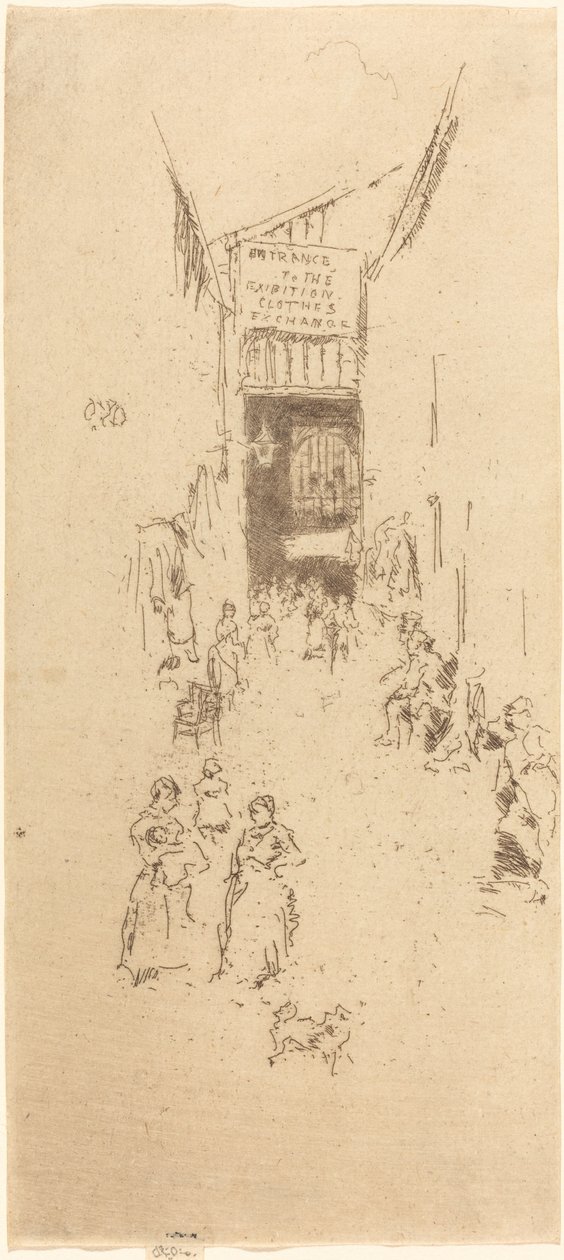 Pasaż Fleur de Lys, ok. 1930 r. 18861888. autorstwa James Abbott McNeill Whistler