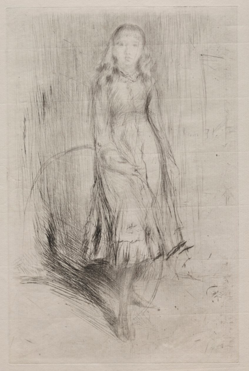 Florencja Leyland. autorstwa James Abbott McNeill Whistler