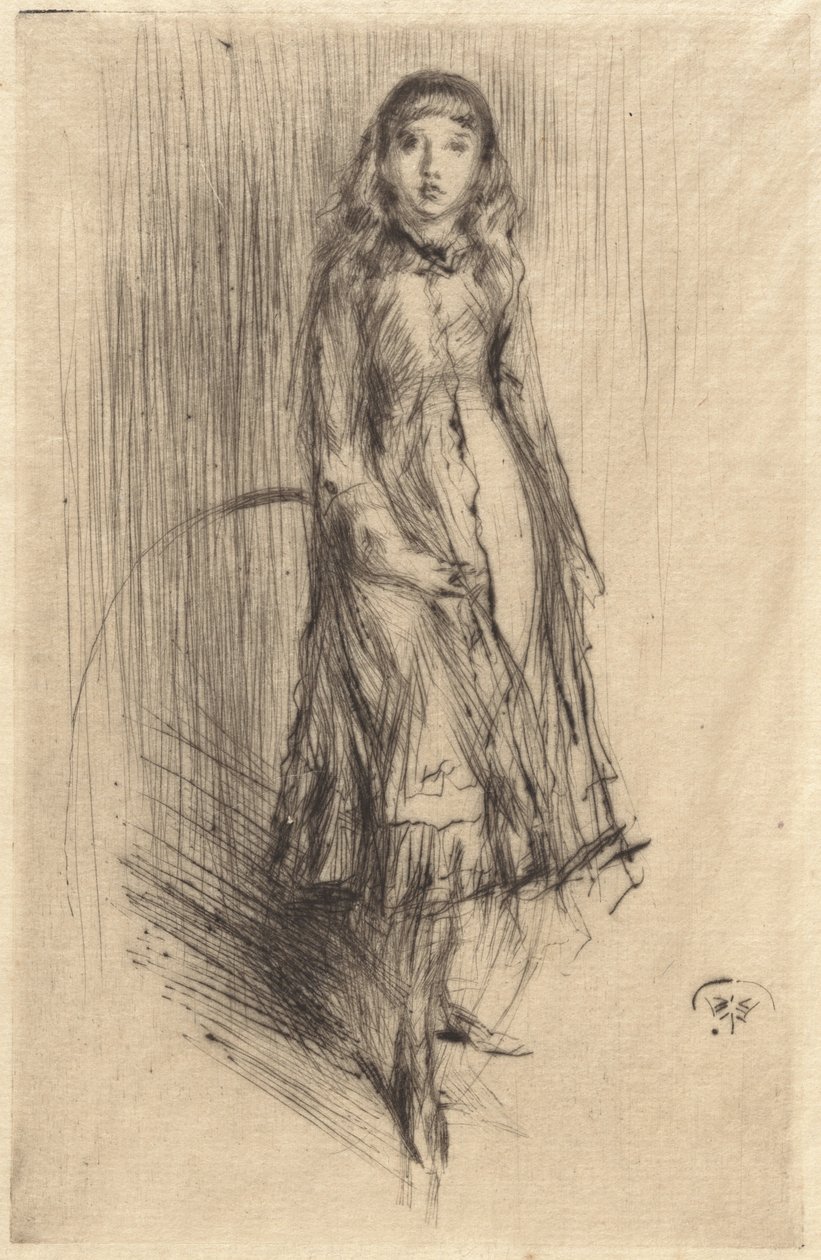 Florencja Leyland, ok. 1873. autorstwa James Abbott McNeill Whistler
