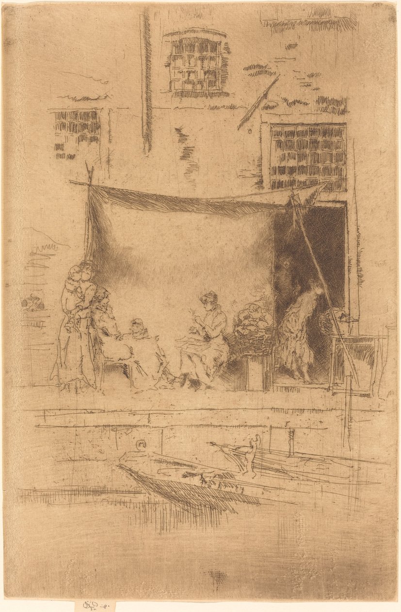 Stragan z owocami, 1880. autorstwa James Abbott McNeill Whistler