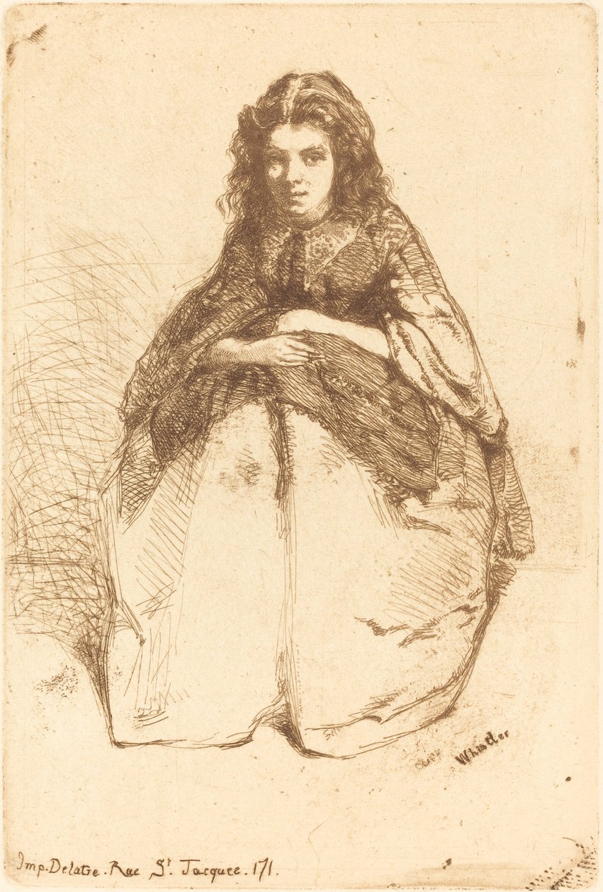 Komiksy, 1858. autorstwa James Abbott McNeill Whistler