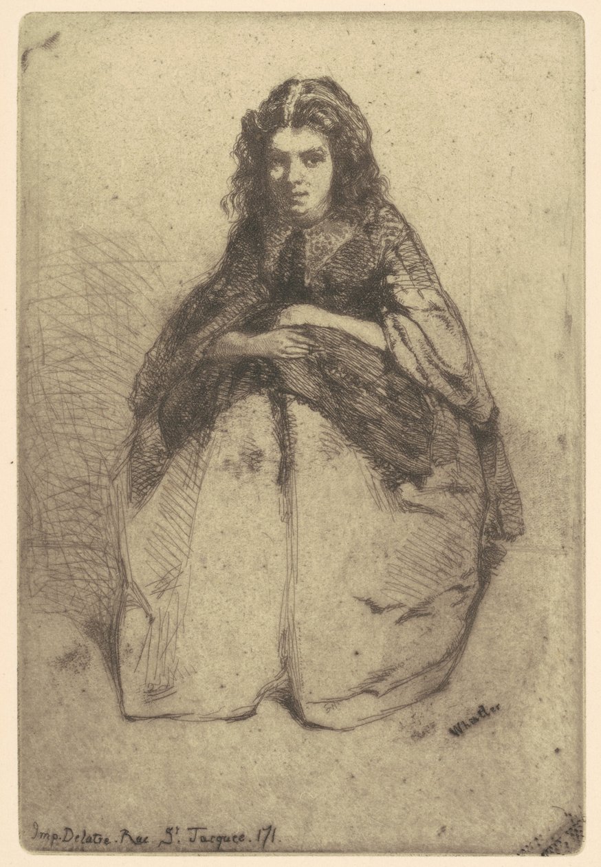 Komiksy, 1858. autorstwa James Abbott McNeill Whistler