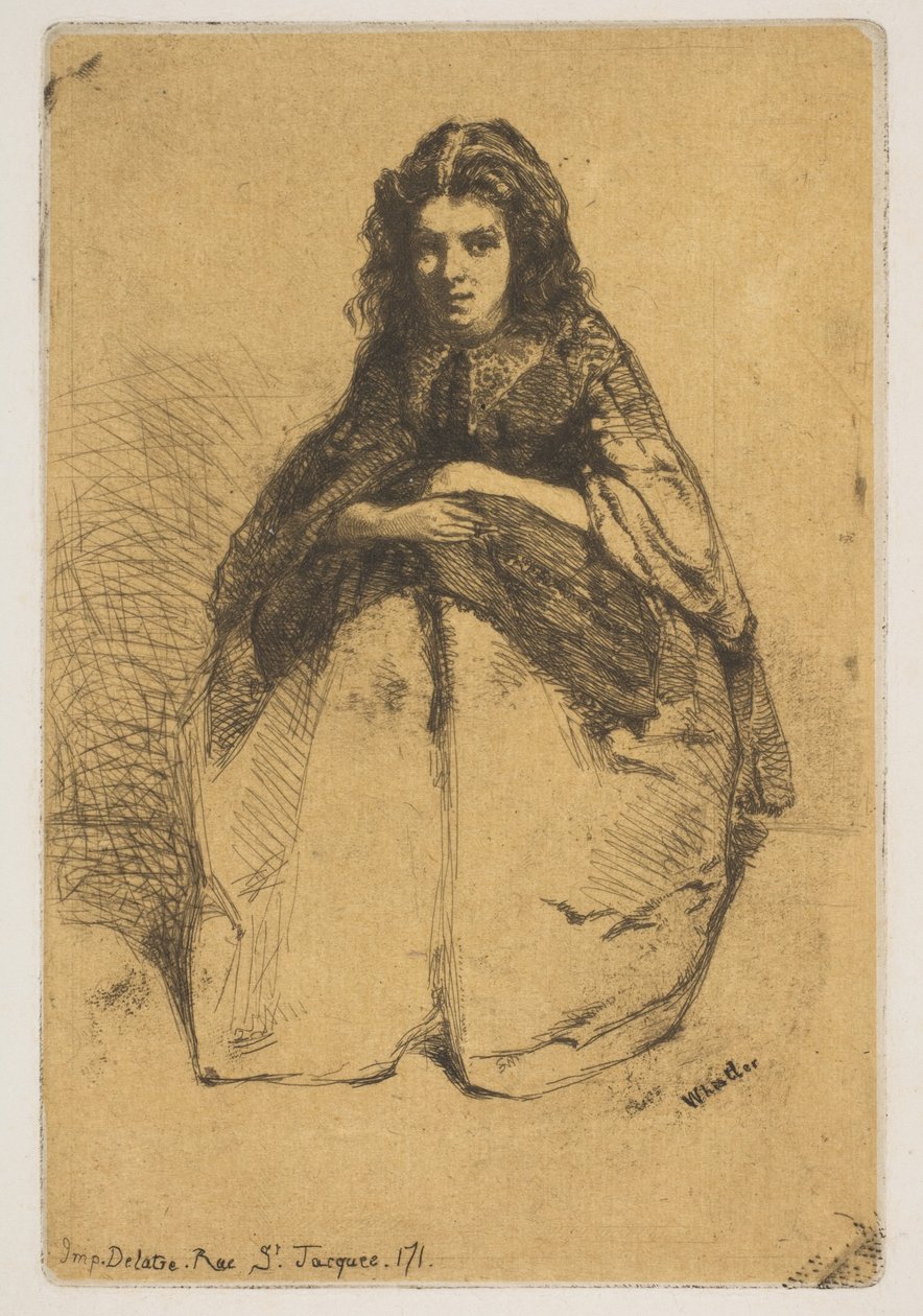 Komiksy, 1858. autorstwa James Abbott McNeill Whistler