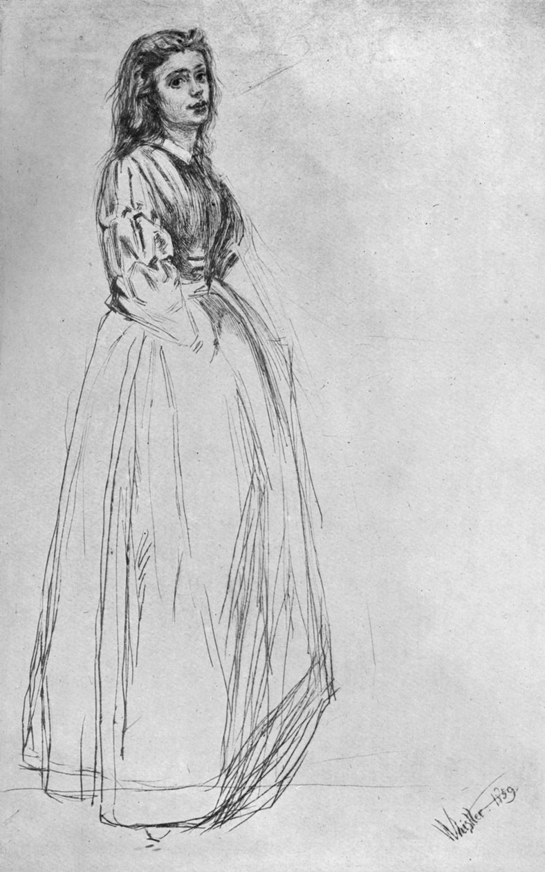 Komiksy, stojący 1859 1904. autorstwa James Abbott McNeill Whistler