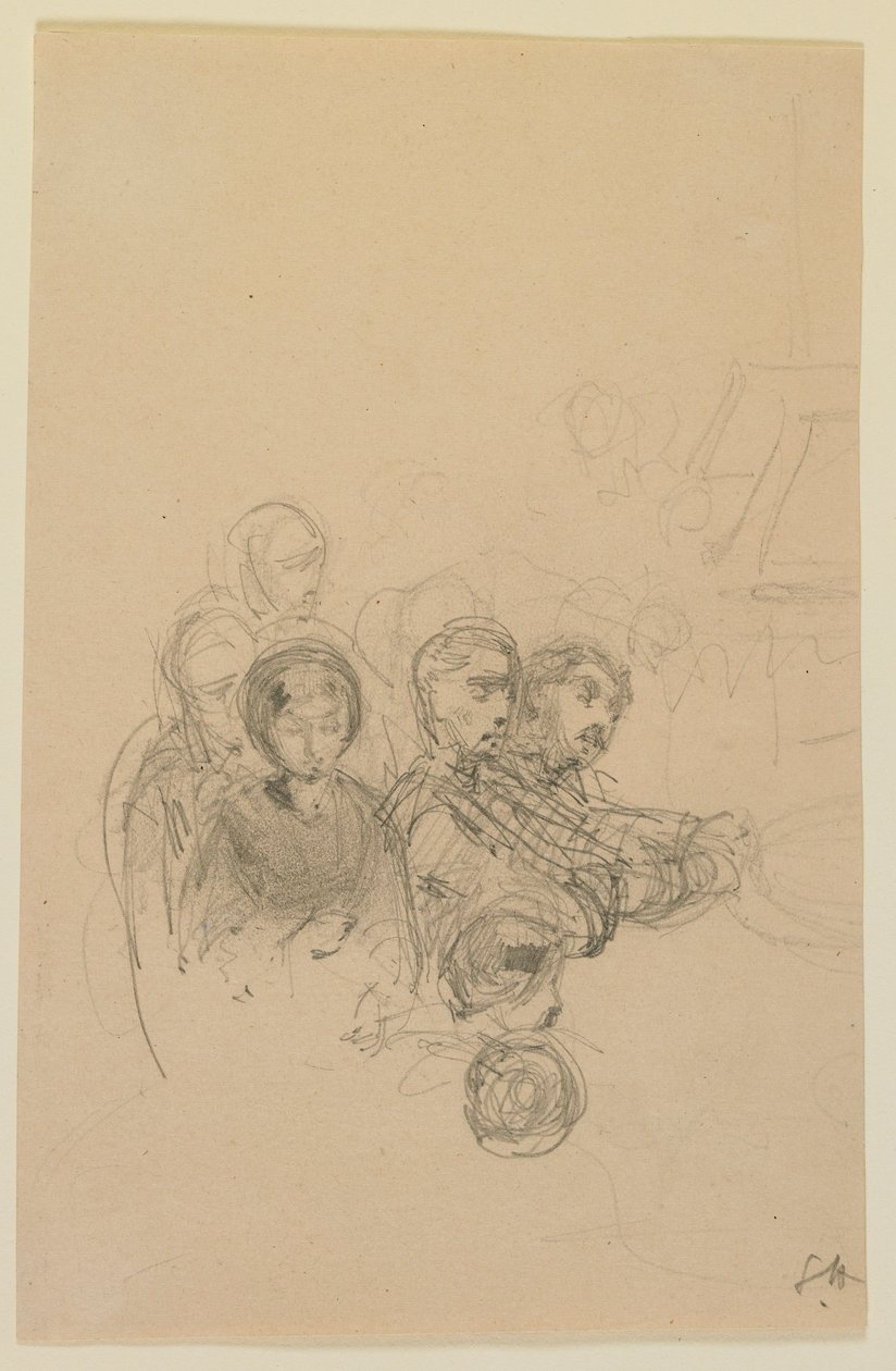 Hazardziści, 1858. autorstwa James Abbott McNeill Whistler