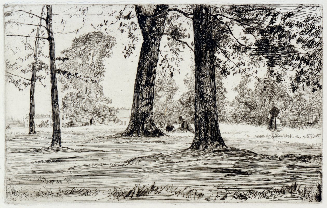 Park Greenwich autorstwa James Abbott McNeill Whistler