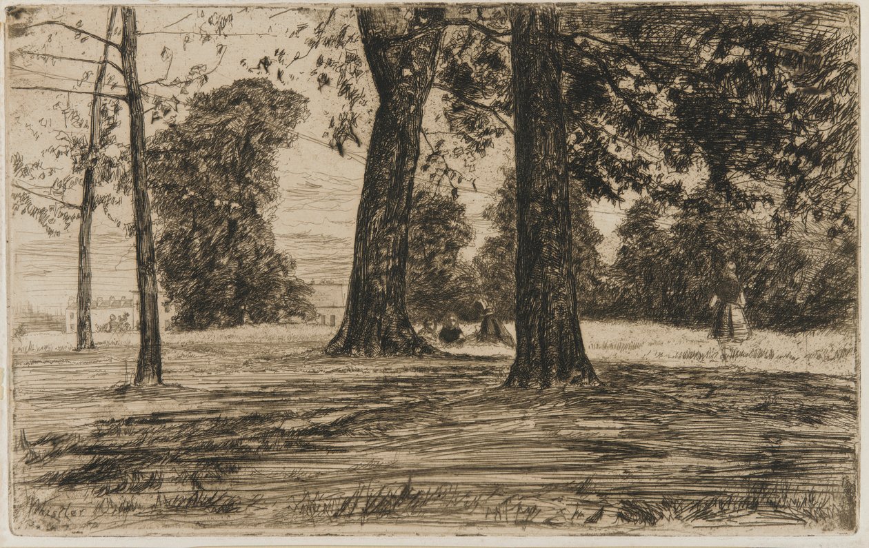Park Greenwich, 1859. autorstwa James Abbott McNeill Whistler