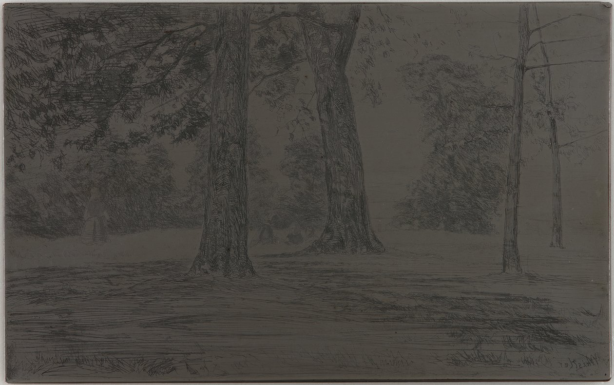 Park Greenwich, 1859. autorstwa James Abbott McNeill Whistler
