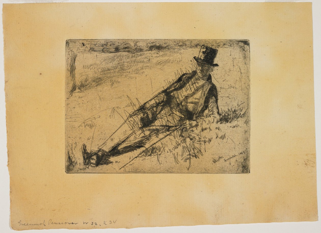 Greenwich-Pensionär autorstwa James Abbott McNeill Whistler