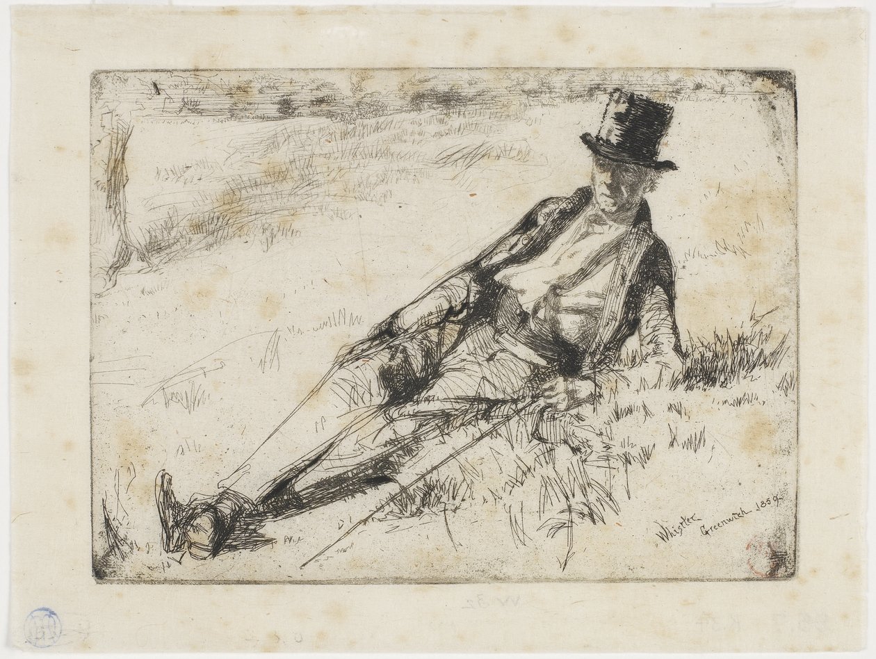 Emeryt z Greenwich autorstwa James Abbott McNeill Whistler