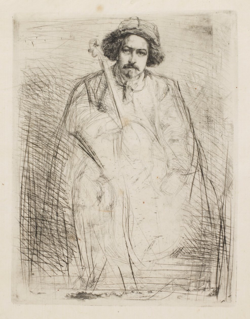 J. Becquet, Rzeźbiarz, 1859. autorstwa James Abbott McNeill Whistler