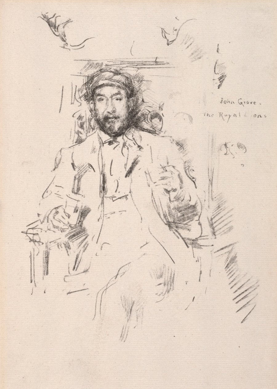 John Grove, 1895. autorstwa James Abbott McNeill Whistler