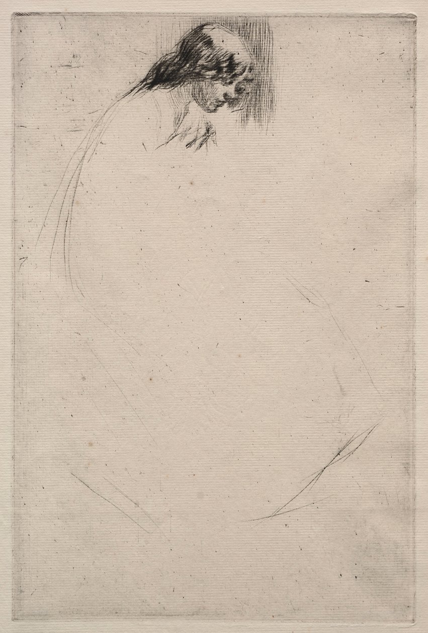 Jos pochylona głowa. autorstwa James Abbott McNeill Whistler