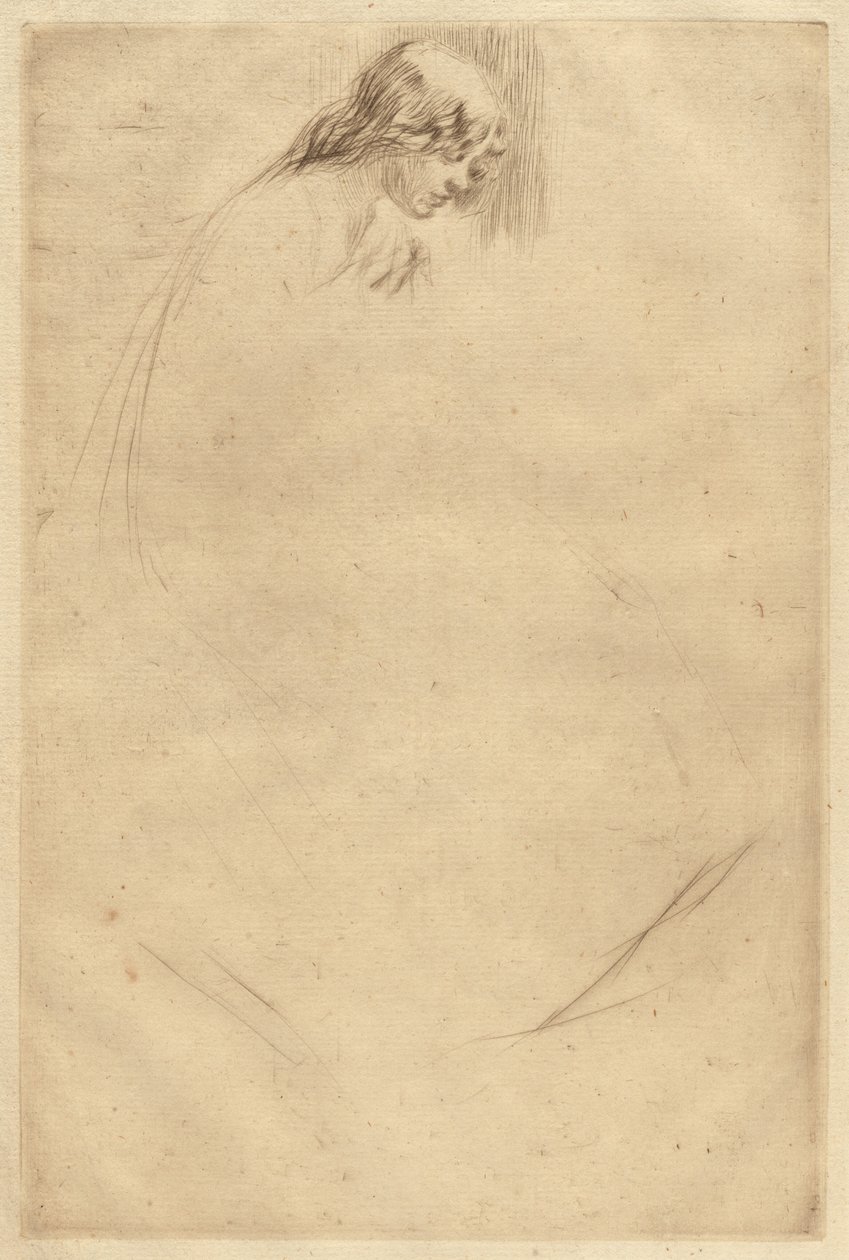 Pochylona głowa Jo, 1861. autorstwa James Abbott McNeill Whistler