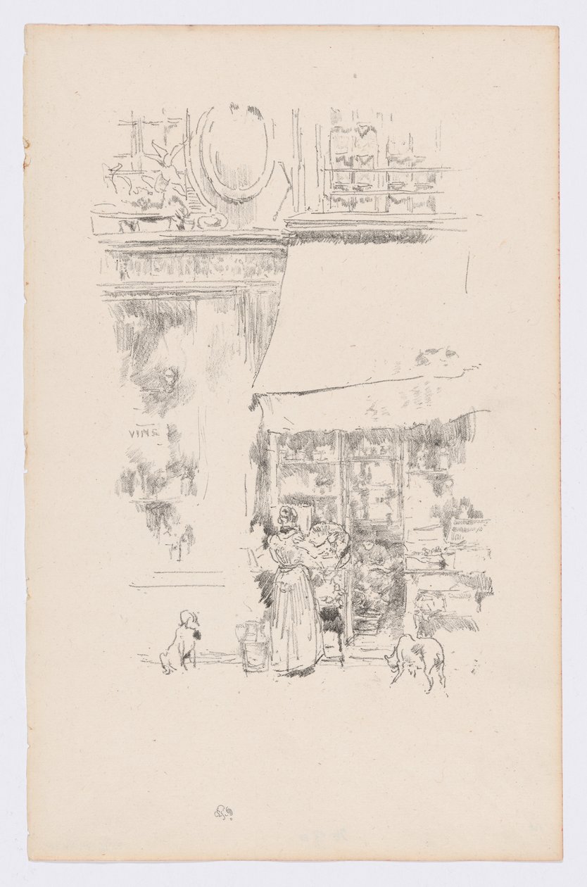 La Fruitière de la rue de Grenelle autorstwa James Abbott McNeill Whistler