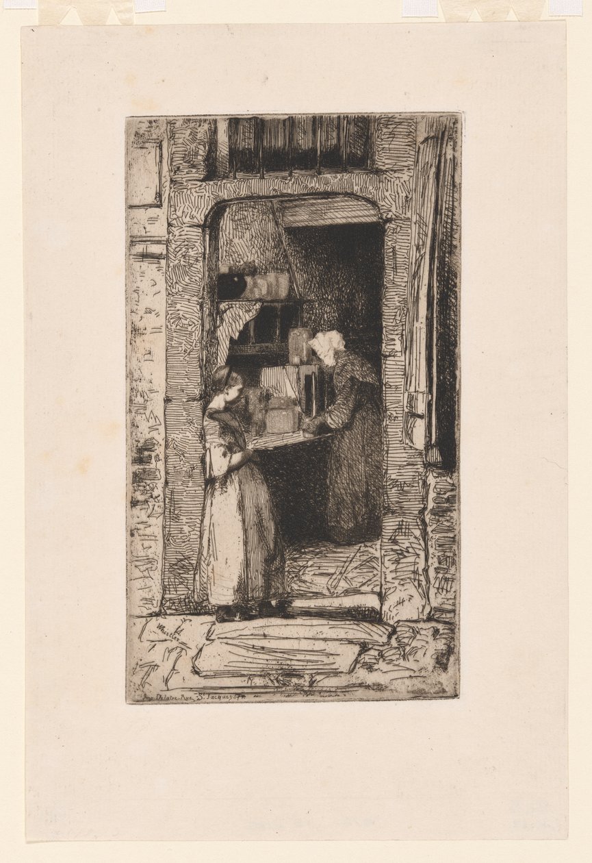 The Mustard Merchant autorstwa James Abbott McNeill Whistler