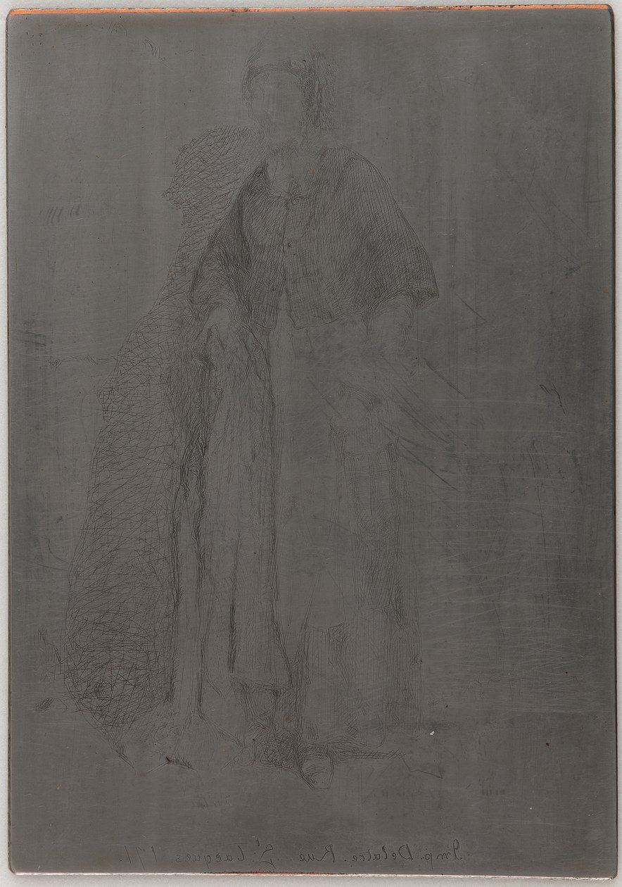La Mere Gerard. Jedna z dwunastu rycin z natury, 1857-1858. autorstwa James Abbott McNeill Whistler