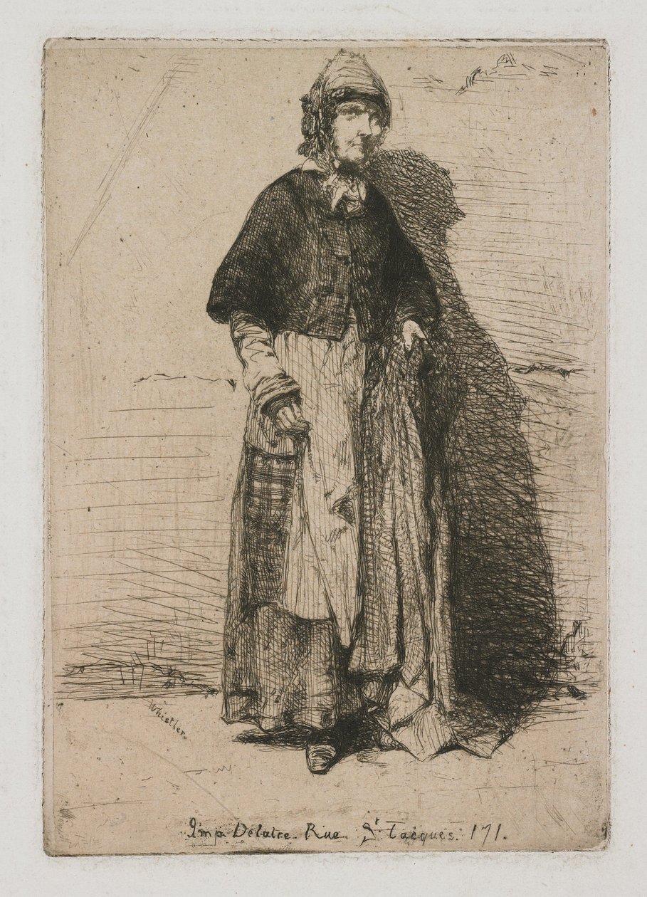Matka Gérard z Dwunastu akwafort z natury autorstwa James Abbott McNeill Whistler