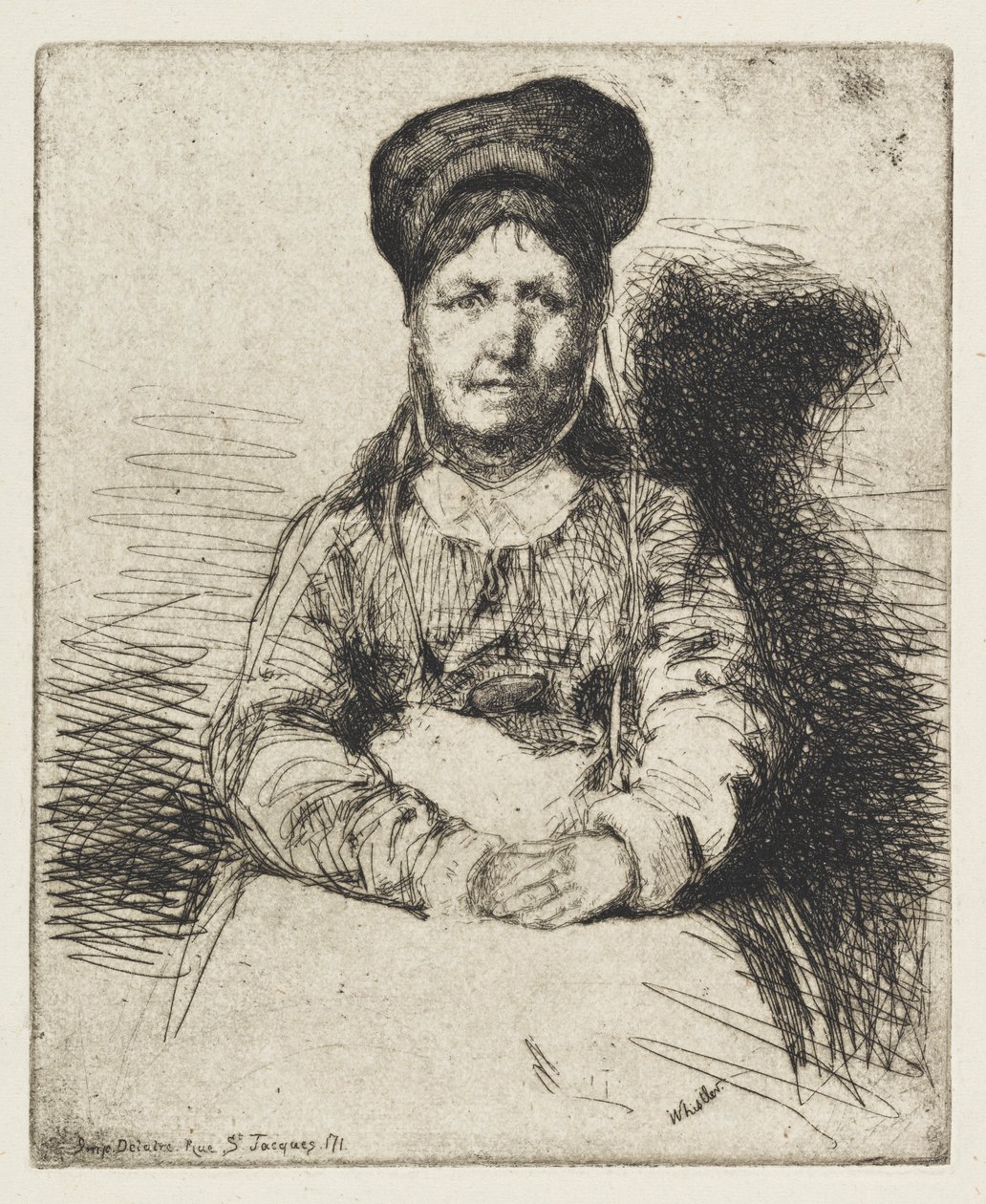 La Rétameuse, 1858. autorstwa James Abbott McNeill Whistler